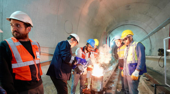 İmamoğlu: Çekmeköy-Sancaktepe metro hattı ray kaynakları yapıldı